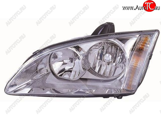 6 249 р. Левая фара передняя BodyParts  Ford Focus  2 (2004-2008)  седан дорестайлинг, универсал дорестайлинг, хэтчбэк 3 дв. дорестайлинг, хэтчбэк 5 дв. дорестайлинг  с доставкой в г. Санкт‑Петербург