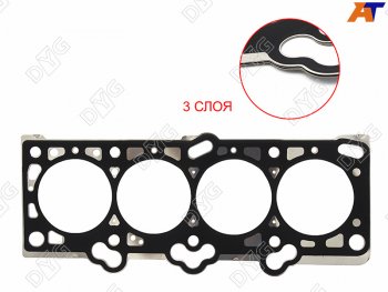 1 869 р. Прокладка ГБЦ G4GCG4GB 1,82,0(металл) DYG Hyundai Avante (2000-2006)  с доставкой в г. Санкт‑Петербург. Увеличить фотографию 3