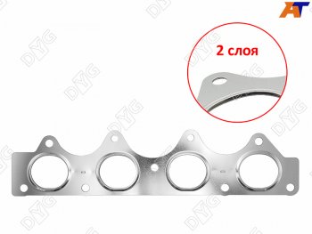 Прокладка выпускного коллектора G4FC1,6 G4FA1,4 DYG KIA Soul AM дорестайлинг (2008-2011)