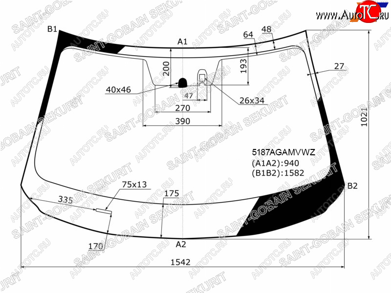 25 999 р. Стекло лобовое (Датчик дождя Молдинг) SAINT-GOBAIN SEKURIT Mazda CX-5 KF (2016-2024)  с доставкой в г. Санкт‑Петербург