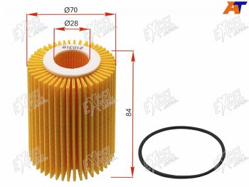 Фильтр масляный (картридж) EXCEL JAPAN Lexus (Лексус) IS250 (ИС)  XE20 (2005-2013) XE20 седан дорестайлинг