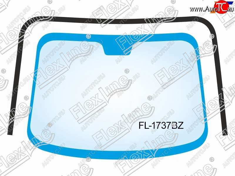 2 569 р. Молдинг лобового стекла (П-образный) FLEXLINE Chevrolet Captiva  дорестайлинг (2006-2011)  с доставкой в г. Санкт‑Петербург