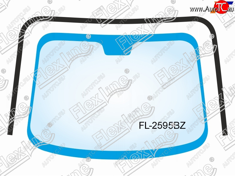 2 299 р. Молдинг лобового стекла (П-образный) FLEXLINE  Subaru Tribeca (2008-2014)  с доставкой в г. Санкт‑Петербург