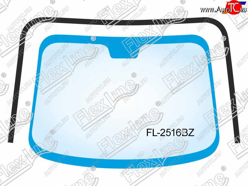 3 299 р. Молдинг лобового стекла (П-образный) FLEXLINE  Hyundai Tucson  JM (2004-2010)  с доставкой в г. Санкт‑Петербург