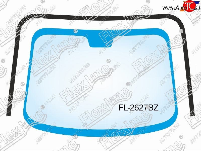 1 699 р. Молдинг лобового стекла (П-образный) FLEXLINE  Toyota Camry  XV40 (2006-2011) дорестайлинг, рестайлинг  с доставкой в г. Санкт‑Петербург