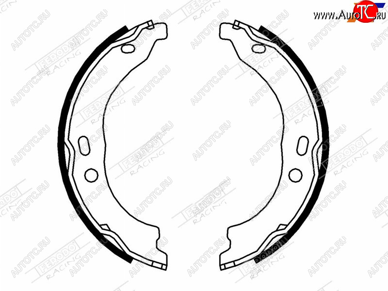 3 699 р. Колодки барабанные задние RH-LH SAT  CITROEN Jumper ( 250,  290) (2006-2022), Fiat Ducato ( 250,  290) (2006-2024), Peugeot Boxer ( 250,  290) (2006-2024)  с доставкой в г. Санкт‑Петербург