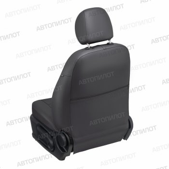 14 249 р. Чехлы сидений (экокожа) Автопилот  Chevrolet Aveo ( T200,  T250) (2003-2011) седан, седан рестайлинг (темно-серый)  с доставкой в г. Санкт‑Петербург. Увеличить фотографию 4