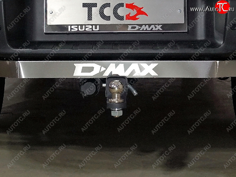 21 549 р. Фаркоп (тягово-сцепное устройство) TCC Тюнинг  Isuzu D-Max  RG DoubleCab (2019-2024) дорестайлинг (оцинкованный, шар E, надпись D-MAX)  с доставкой в г. Санкт‑Петербург