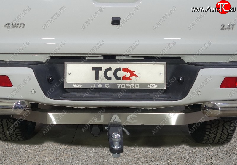 21 549 р. Фаркоп (тягово-сцепное устройство) TCC Тюнинг  JAC T6 - T8 PRO (оцинкованный, шар E, надпись JAC)  с доставкой в г. Санкт‑Петербург