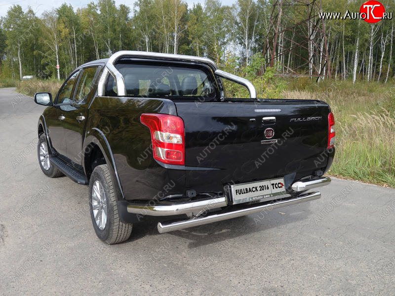 55 999 р. Защита кузова d76,1 мм (только для кузова) ТСС Тюнинг  Fiat Fullback (2016-2018) (нержавейка)  с доставкой в г. Санкт‑Петербург