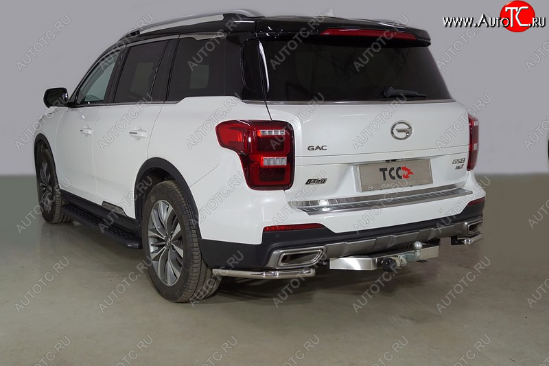 16 999 р. Защита заднего бампера (2.0T 4WD, уголки, d42,4 мм) TCC  GAC GS8 (2016-2023)  с доставкой в г. Санкт‑Петербург