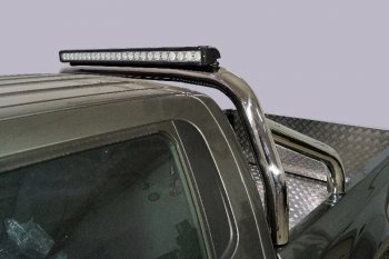 Защита кузова (для кузова) d 76,1 мм со светодиодной фарой ТСС Тюнинг Great Wall (Грейт) Wingle (Вингл)  7 (2018-2024) 7