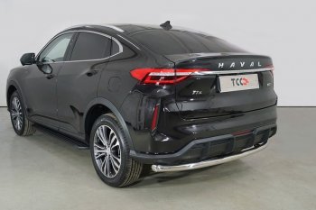 14 399 р. Защита задняя (нержавейка 60,3 мм), ТСС Тюнинг  Haval F7x (2022-2024)  рестайлинг  с доставкой в г. Санкт‑Петербург. Увеличить фотографию 1