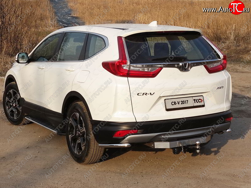 10 499 р. Защита заднего бампера (уголки, d42,4 мм) TCC  Honda CR-V  RW,RT (2016-2024) дорестайлинг, рестайлинг  с доставкой в г. Санкт‑Петербург