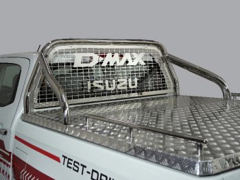 Защита кузова и заднего стекла (для крышки) d75*42 мм ТСС Тюнинг Isuzu (Исузу) D-Max (Д)  RG DoubleCab (2019-2024) RG DoubleCab дорестайлинг