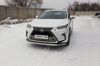 41 999 р. Защита переднего бампера нижняя с ДХО 60,3 мм ТСС Тюнинг Lexus RX300 XU10 дорестайлинг (1995-2001) (нержавейка)  с доставкой в г. Санкт‑Петербург. Увеличить фотографию 1