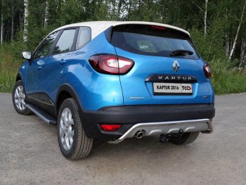 17 999 р. Защита задняя (нержавейка d42,4 мм), ТСС Тюнинг  Renault Kaptur (2016-2020) дорестайлинг  с доставкой в г. Санкт‑Петербург. Увеличить фотографию 1