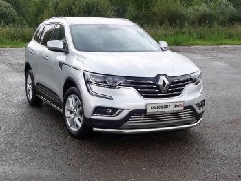 17 999 р. Защита переднего бампера нижняя d60,3 мм ТСС Тюнинг  Renault Koleos  2 (2016-2024) (нержавейка)  с доставкой в г. Санкт‑Петербург. Увеличить фотографию 1