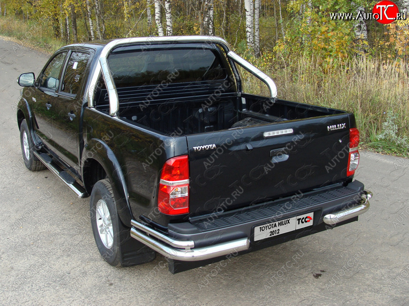 55 999 р. Защита кузова d76,1 мм (только для кузова) ТСС Тюнинг  Toyota Hilux  AN20,AN30 (2011-2016)  2-ой рестайлинг (нержавейка)  с доставкой в г. Санкт‑Петербург