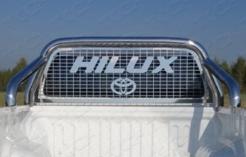  Защита кузова и заднего стекла (нержавейка Ø76,1) ТСС Тюнинг Toyota (Тойота) Hilux (Хайлюкс)  AN120 (2016-2024) AN120 дорестайлинг, 1-ый рестайлинг, 2-ой рестайлинг