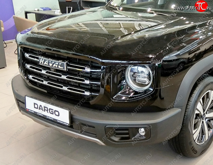 2 499 р. Дефлектор капота SIM Haval Dargo (2022-2024)  с доставкой в г. Санкт‑Петербург