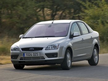 11 899 р. Капот GAMMA Ford Focus 2  седан дорестайлинг (2004-2008) (Неокрашенный)  с доставкой в г. Санкт‑Петербург. Увеличить фотографию 1