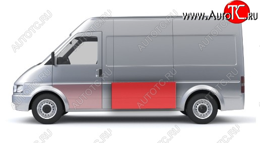 1 889 р. Левая средняя боковая панель (ремонтная) Wisentbull Fiat Ducato 230 (1994-2002)  с доставкой в г. Санкт‑Петербург