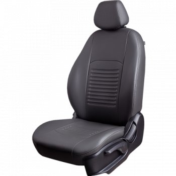 Комплект чехлов для сидений (РЗС 60/40 3Г экокожа), ТУРИН Илана+Орегон Lord Autofashion Chevrolet (Шевролет) Aveo (Авео)  T250 (2006-2011) T250 седан рестайлинг