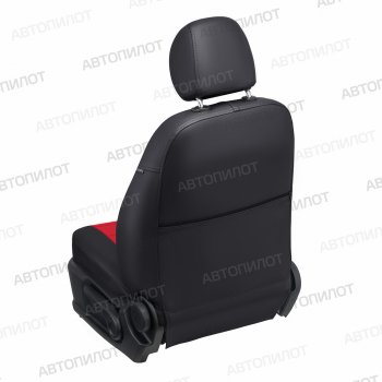 13 849 р. Чехлы сидений (экокожа) Автопилот  Geely Atlas Pro  NL3 (2019-2024) (черный/красный)  с доставкой в г. Санкт‑Петербург. Увеличить фотографию 2