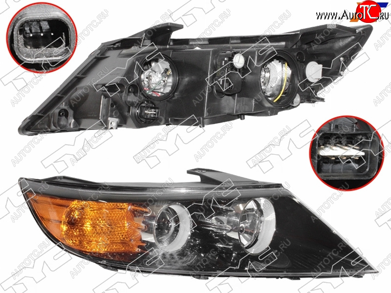 17 999 р. Фара правая (галоген, с корректором) TYC  KIA Sorento  XM (2009-2012) дорестайлинг  с доставкой в г. Санкт‑Петербург