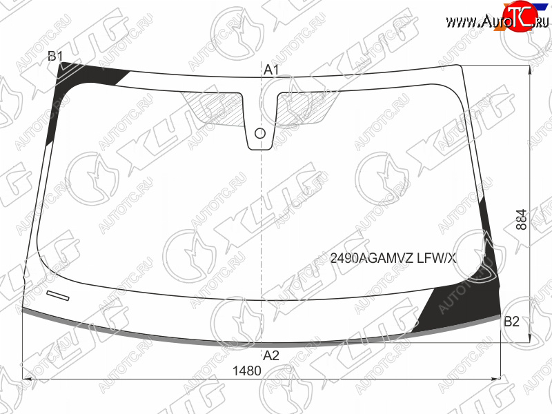 7 699 р. Стекло лобовое (Датчик дождя Молдинг 4D SED) XYG  BMW 3 серия  G20 (2018-2022) седан  с доставкой в г. Санкт‑Петербург