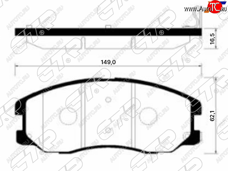 2 449 р. Колодки тормозные передние FL-FR SAT  Chevrolet Captiva (2006-2016), Opel Antara (2006-2015)  с доставкой в г. Санкт‑Петербург