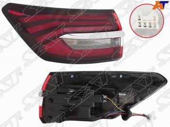 4 999 р. Левый фонарь задний (LED) SAT  Geely Coolray  SX11 (2018-2023) дорестайлинг  с доставкой в г. Санкт‑Петербург. Увеличить фотографию 1