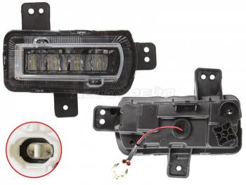 2 699 р. Правая противотуманная фара SAT  Geely Coolray  SX11 (2018-2023) дорестайлинг  с доставкой в г. Санкт‑Петербург. Увеличить фотографию 1