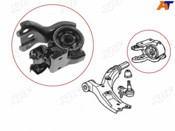 Сайлентблок рычага задний FR -RH SAT Honda CR-V RE1,RE2,RE3,RE4,RE5,RE7 дорестайлинг (2007-2010)