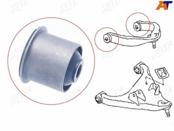 529 р. Сайлентблок верхнего рычага FR SAT  Nissan Patrol  6 (2010-2017) Y62 дорестайлинг, Y62 рестайлинг  с доставкой в г. Санкт‑Петербург. Увеличить фотографию 1