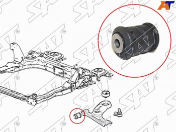 349 р. Сайлентблок рычага передний FR SAT  Chevrolet Aveo  T300 (2011-2015), Chevrolet Cobalt (2011-2019), Ravon R4 (2016-2020)  с доставкой в г. Санкт‑Петербург. Увеличить фотографию 1