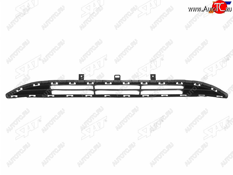 549 р. Центральная решетка переднего бампера SAT  Hyundai Solaris  HCR (2017-2020) седан дорестайлинг  с доставкой в г. Санкт‑Петербург