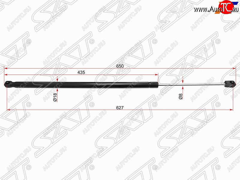 729 р. Упор крышки багажника SAT  Land Rover Range Rover Evoque  1 L538 (2011-2018) дорестайлинг 3 дв., дорестайлинг 5 дв., рестайлинг 3 дв., рестайлинг 5 дв.  с доставкой в г. Санкт‑Петербург