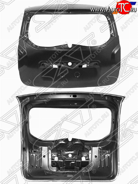 21 499 р. Дверь багажника SAT  Renault Duster  HS (2010-2021) дорестайлинг, рестайлинг  с доставкой в г. Санкт‑Петербург