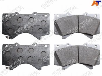 10 249 р. Колодки тормозные перед FL-FR SAT   Lexus LX570  J200 (2007-2022), Toyota Land Cruiser  200 (2007-2021), Toyota Tundra  XK50 (2007-2024)  с доставкой в г. Санкт‑Петербург. Увеличить фотографию 1