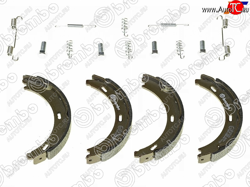 2 199 р. Колодки барабанные задние RH-LH SAT Mercedes-Benz E-Class W210 универсал рестайлинг (1999-2003)  с доставкой в г. Санкт‑Петербург