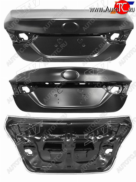 11 499 р. Крышка багажника SAT Toyota Camry XV70 дорестайлинг (2017-2021)  с доставкой в г. Санкт‑Петербург