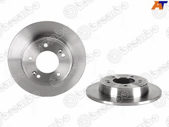 3 199 р. Диск тормозной задний Ø262mm BREMBO  Hyundai Creta (GS), Elantra (AD), KIA Ceed (2 JD), Cerato (3 YD,  4 BD), Soul (PS)  с доставкой в г. Санкт‑Петербург. Увеличить фотографию 2