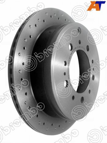 13 749 р. Диск тормозной задний Ø290 BREMBO  Lexus LX500d  J310 (2021-2022), Lexus LX570  J200 (2007-2022), Lexus LX600  J310 (2021-2022), Toyota Land Cruiser  200 (2007-2021), Toyota Sequoia (2007-2017)  с доставкой в г. Санкт‑Петербург. Увеличить фотографию 2