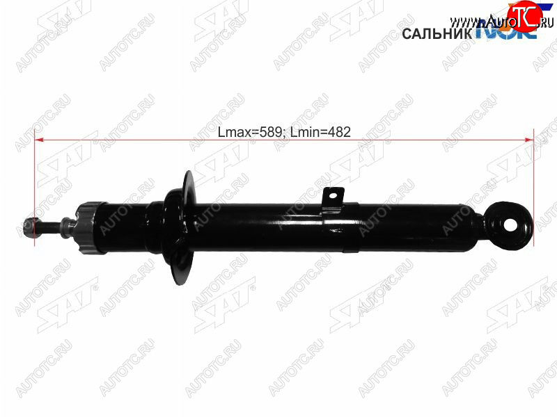 3 599 р. Стойка передняя RH SAT Lexus IS250 XE20 седан дорестайлинг (2005-2013)  с доставкой в г. Санкт‑Петербург