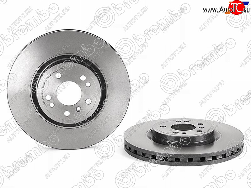 10 299 р. Передний тормозной диск BREMBO  Mercedes-Benz ML class  W166 (2011-2015)  с доставкой в г. Санкт‑Петербург