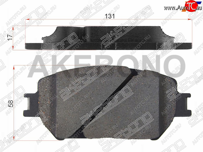 2 199 р. Колодки тормозные передние FR-FL SAT  Toyota Camry (XV30,  XV40,  XV50,  XV55,  XV70), Wish (XE10,  XE20)  с доставкой в г. Санкт‑Петербург