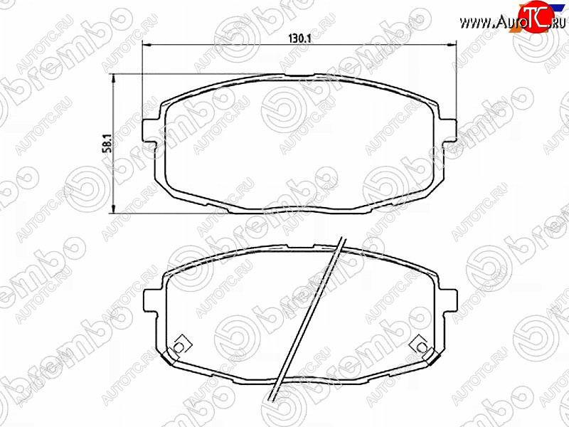 2 889 р. Колодки тормозные передние FL-FR SAT Hyundai Creta SU (2020-2022)  с доставкой в г. Санкт‑Петербург