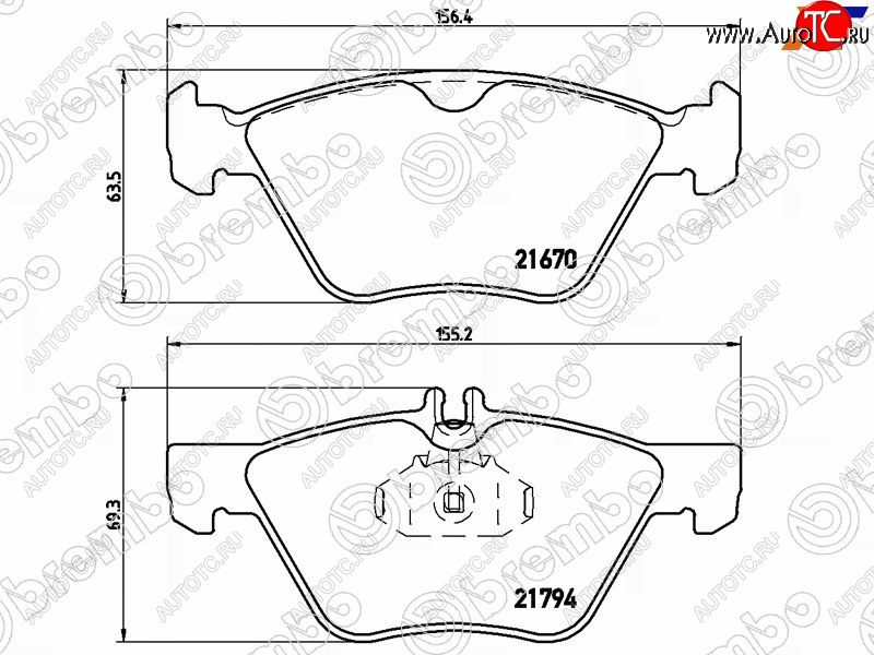 3 299 р. Колодки тормозные перед FR-FL SAT Mercedes-Benz E-Class W210 дорестайлинг универсал (1996-1999)  с доставкой в г. Санкт‑Петербург